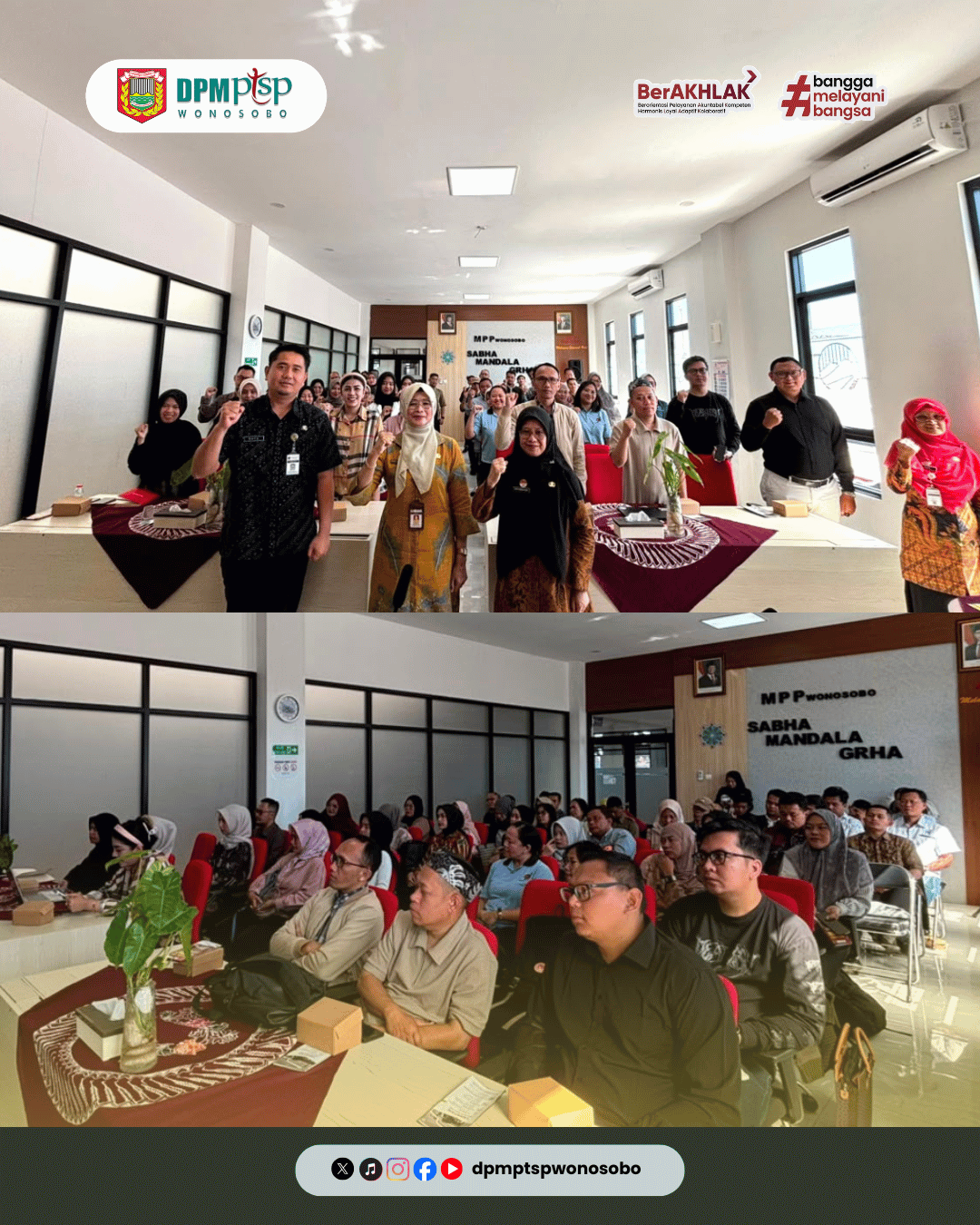 DPMPTSP Kabupaten Wonosobo Gelar Bimbingan Teknis LKPM bagi Pelaku Usaha Menengah dan Besar serta Pelaku Usaha Kecil
